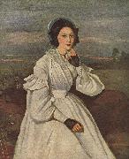 Jean-Baptiste Camille Corot Portrat Madame Charmois Sweden oil painting artist